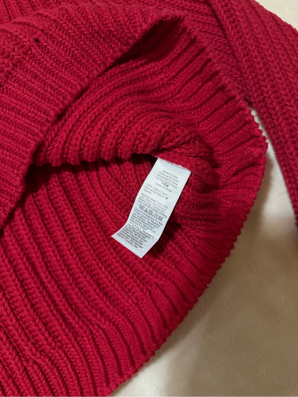 J.Crew Red Ribbed Cotton Sweater - Picture 5 of 5
